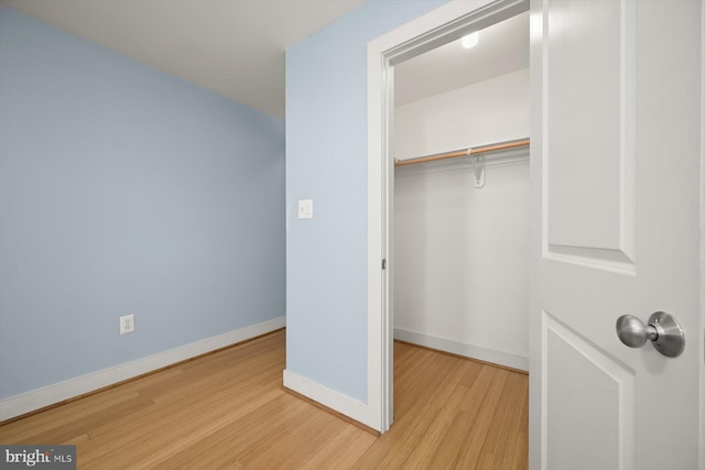 view of closet