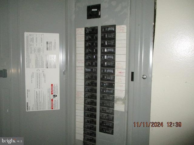 utility room featuring electric panel