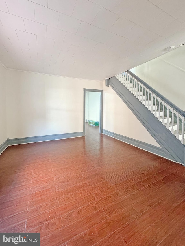 interior space featuring wood-type flooring