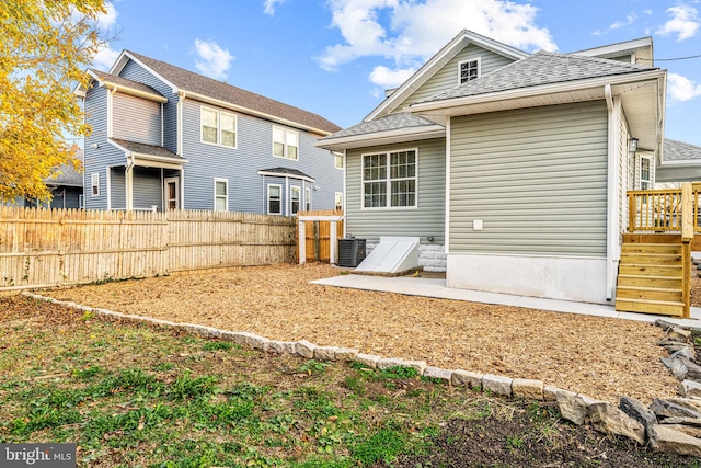 view of rear view of property