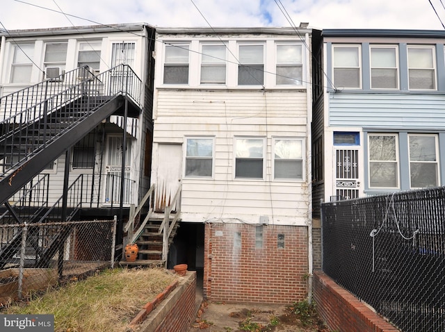 view of rear view of property