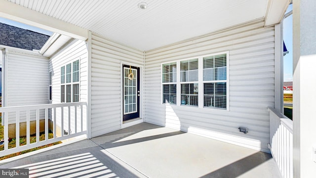 view of patio / terrace featuring a porch