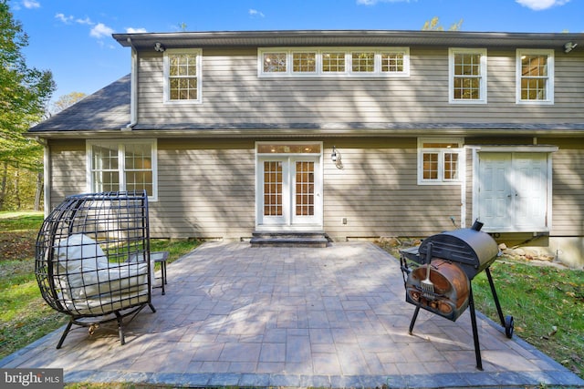 rear view of house with a patio area