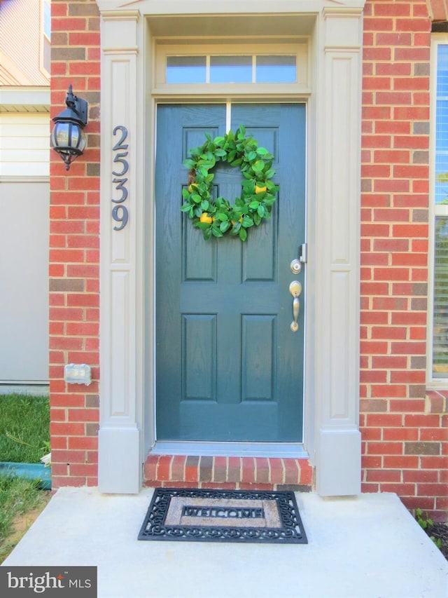 view of property entrance