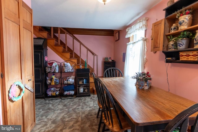 view of dining room