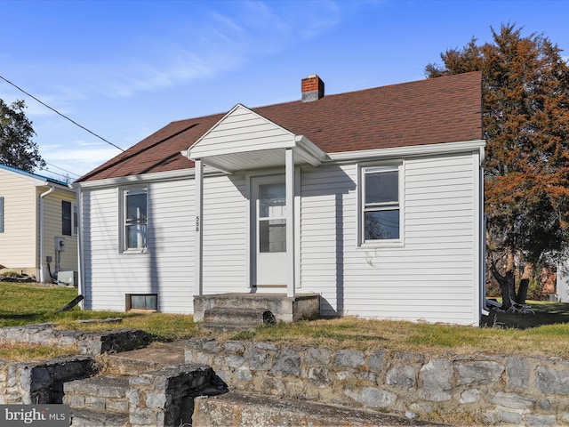 view of front of home