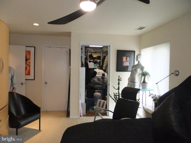 1710 Oakwood Ter Unit 3E, Penn Valley, PA 19072 - carpeted bedroom featuring a closet and recessed lighting