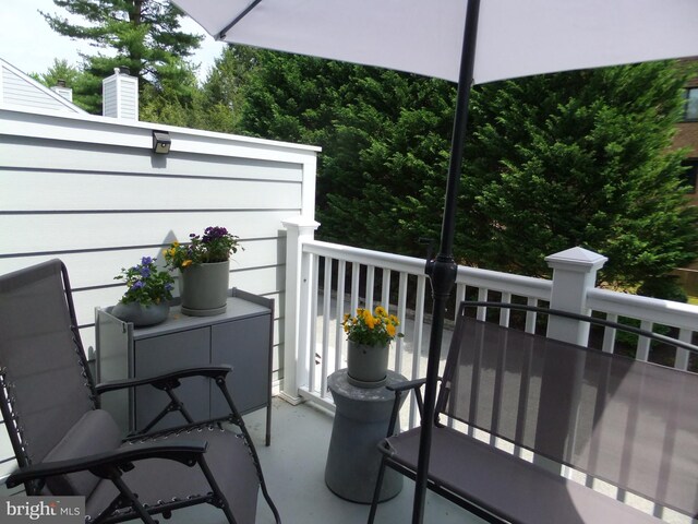 1710 Oakwood Ter Unit 3E, Penn Valley, PA 19072 - view of balcony