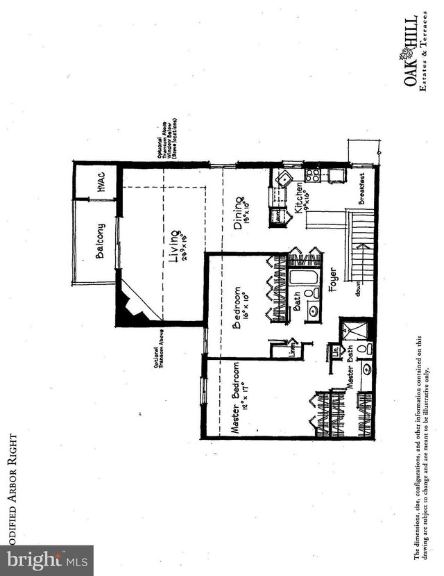 1710 Oakwood Ter Unit 3E, Penn Valley, PA 19072 - floor plan / room layout