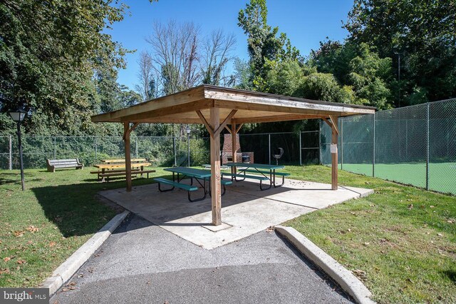 1710 Oakwood Ter Unit 3E, Penn Valley, PA 19072 - view of community featuring a gazebo