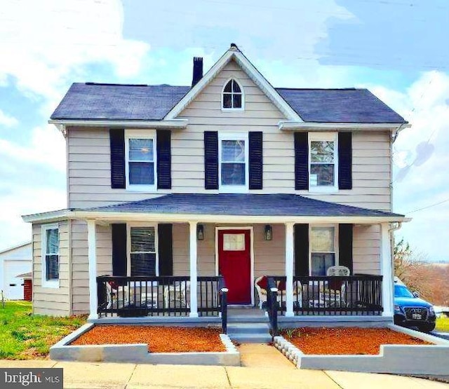 view of front of house featuring a porch