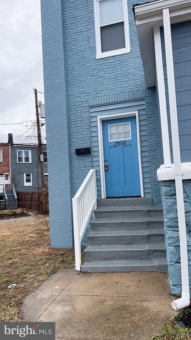 view of entrance to property