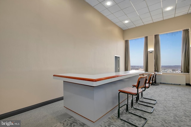 3701 S George Mason Dr Unit 1005N, Falls Church, VA 22041 - bar with light colored carpet and baseboards