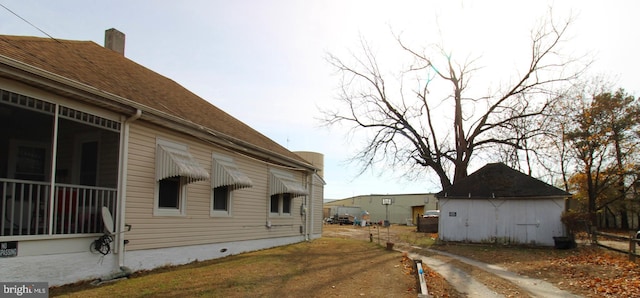 view of home's exterior