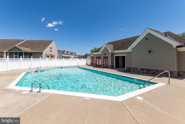 view of pool