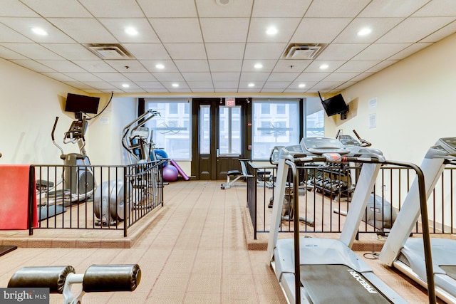 view of exercise room