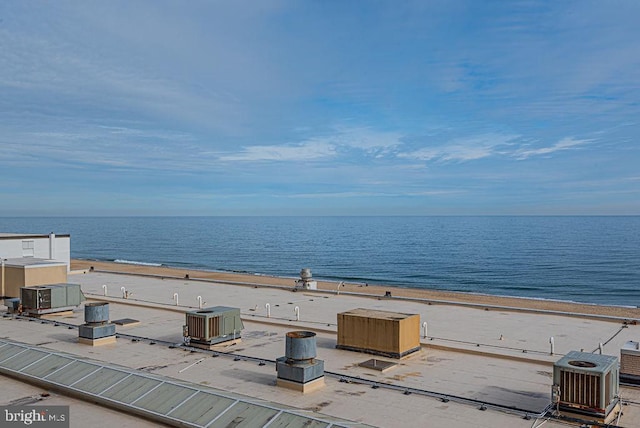 water view with a beach view