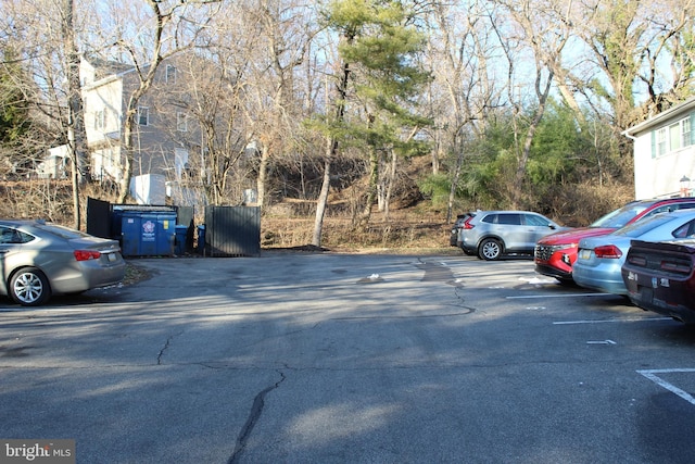 view of car parking