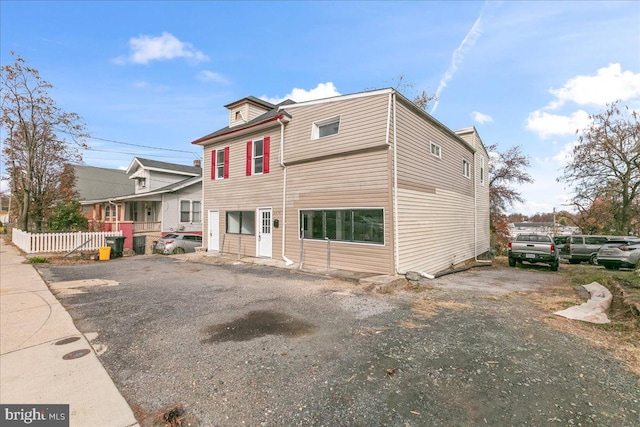 view of front of home