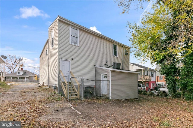 view of back of property