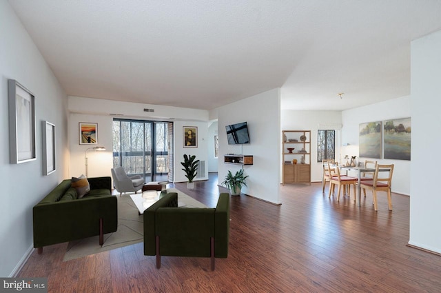 8370 Greensboro Dr Unit 414, Mclean, VA 22102 - living area featuring wood finished floors