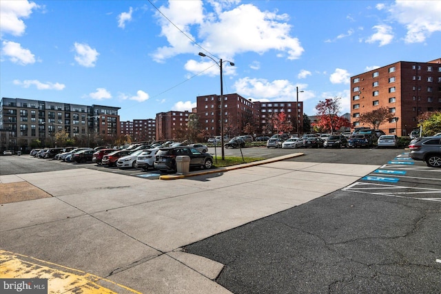 view of vehicle parking