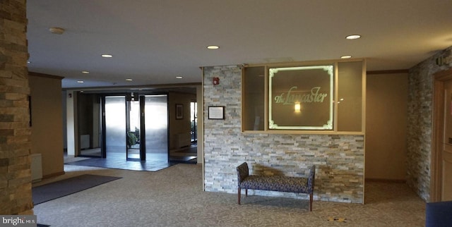 view of community lobby