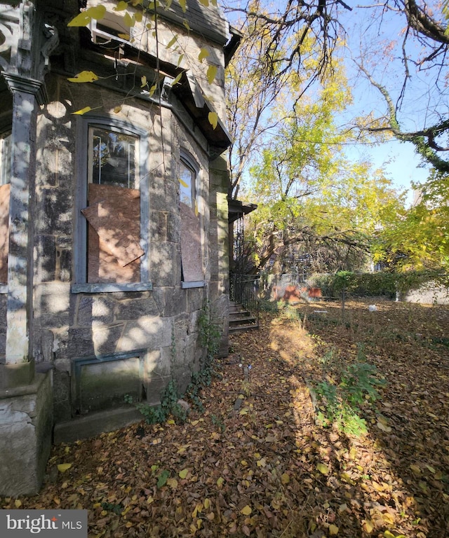 view of side of property