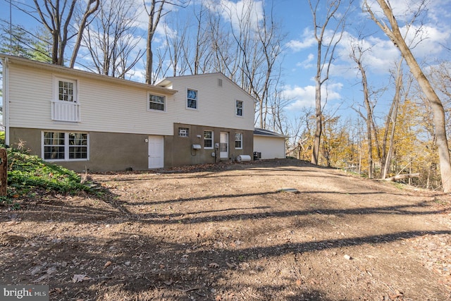 view of back of property