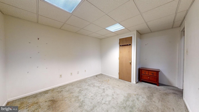 unfurnished bedroom featuring light colored carpet