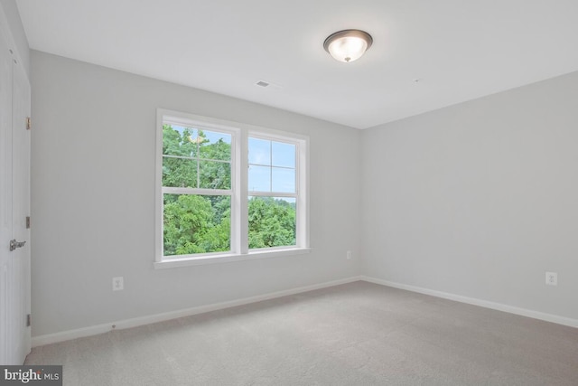 empty room with carpet floors