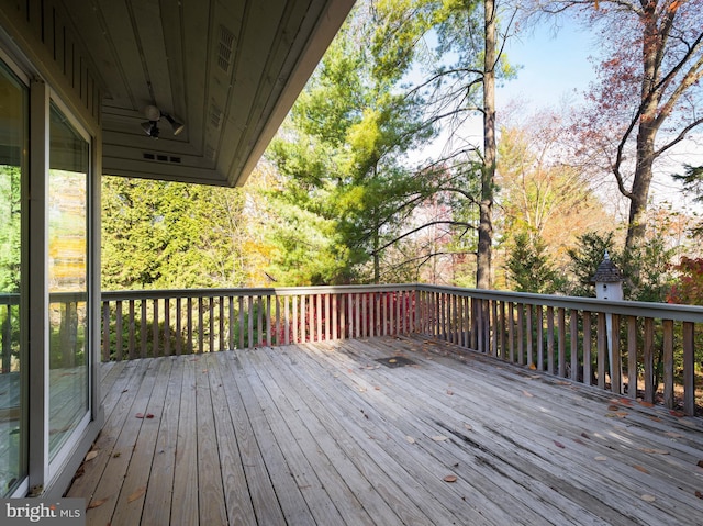 view of deck