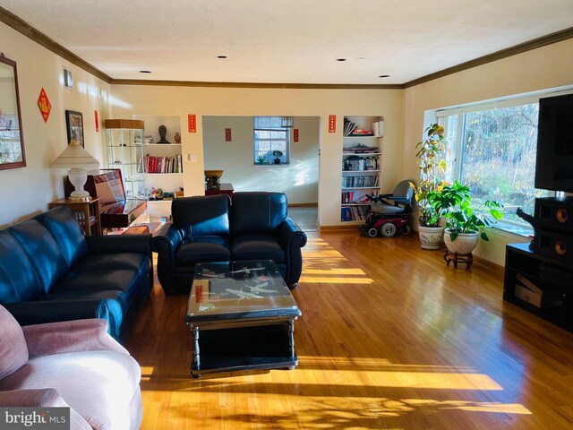 1503 Juniper Ave, Elkins Park, PA 19027 - kitchen with wooden walls, wood finished floors, ceiling fan, beamed ceiling, and high vaulted ceiling
