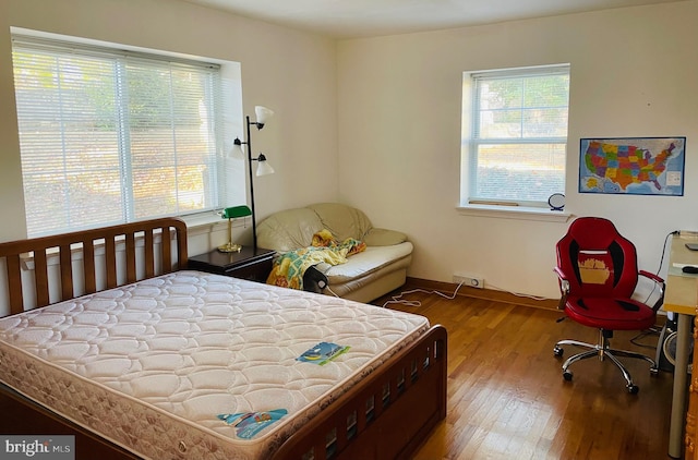 1503 Juniper Ave, Elkins Park, PA 19027 - bedroom featuring wood finished floors and baseboards