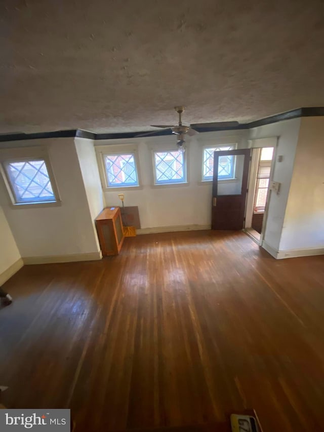 bonus room featuring hardwood / wood-style flooring and ceiling fan