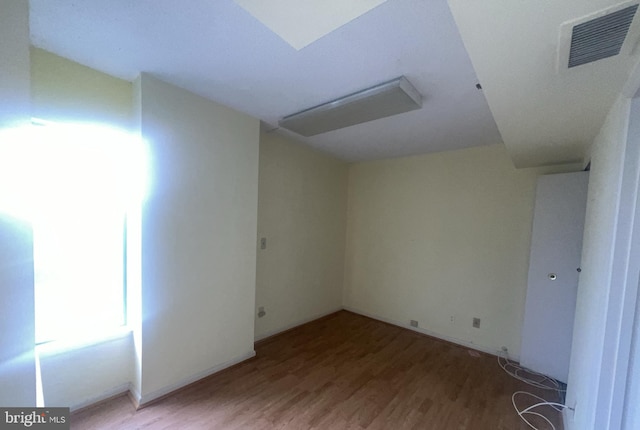 interior space with wood-type flooring