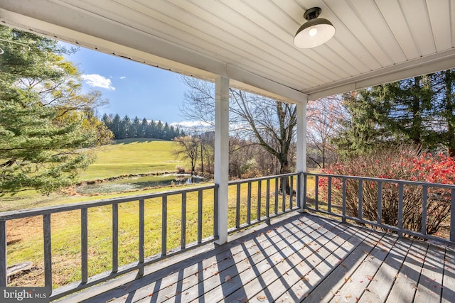 view of deck