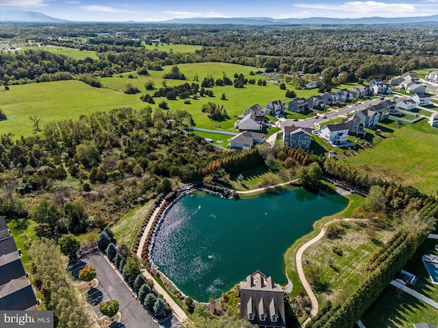 101 Forget Me Not Dr, White Post, VA 22663 - aerial view of property and surrounding area featuring a water and mountain view