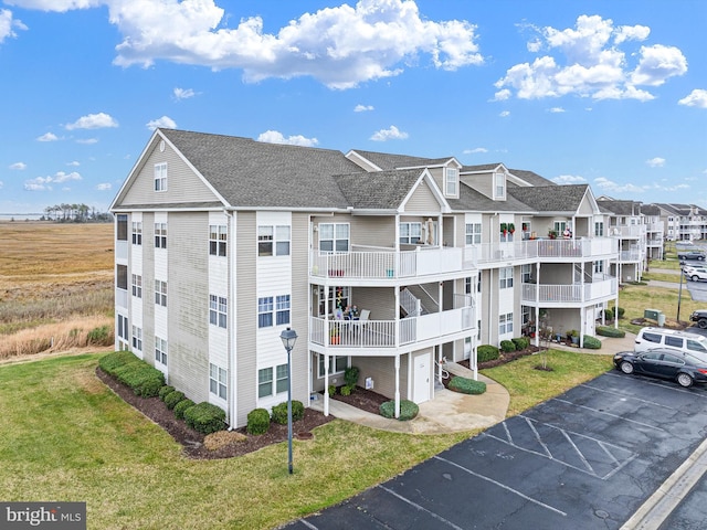 view of building exterior with a garage