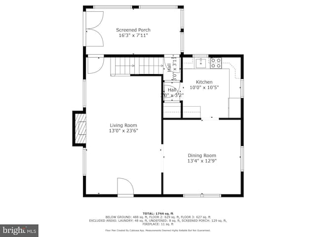 841 E Belvedere Ave E, Baltimore, MD 21212 - property floor plan