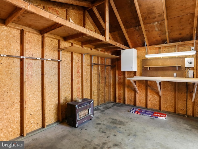 view of storage room