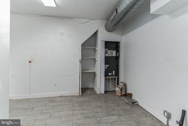 view of basement