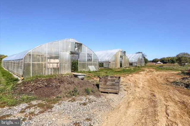 view of greenhouse