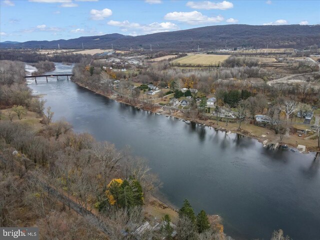 5449 Depues Rd, Bangor, PA 18013 - aerial view of property's location with a water and mountain view