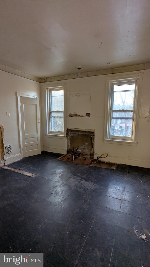 view of unfurnished living room