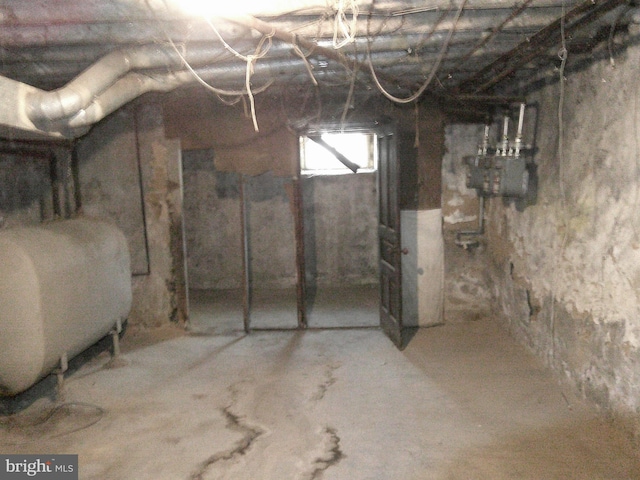 view of basement