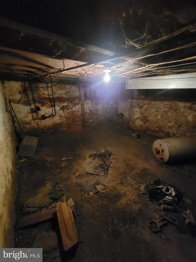 view of basement