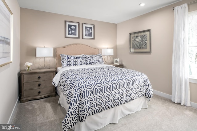 bedroom featuring carpet floors