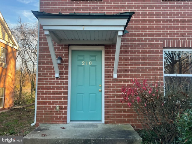 view of entrance to property