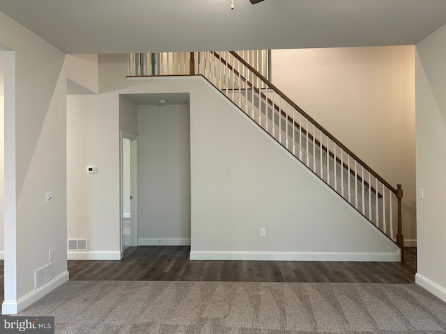 interior space featuring hardwood / wood-style floors